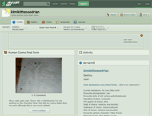 Tablet Screenshot of kimikitheseedrian.deviantart.com
