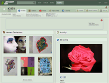 Tablet Screenshot of k3151.deviantart.com