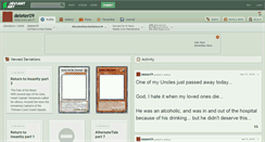 Desktop Screenshot of deleter09.deviantart.com