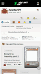 Mobile Screenshot of deleter09.deviantart.com