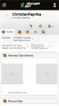 Mobile Screenshot of christianpaprika.deviantart.com