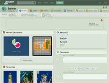 Tablet Screenshot of burh4n.deviantart.com