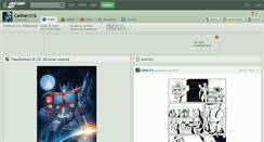 Desktop Screenshot of caliber316.deviantart.com