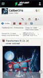 Mobile Screenshot of caliber316.deviantart.com