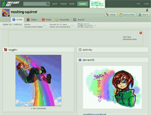 Tablet Screenshot of moshing-squirrel.deviantart.com