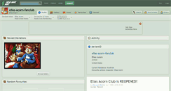 Desktop Screenshot of elias-acorn-fanclub.deviantart.com