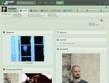 Tablet Screenshot of malsain.deviantart.com
