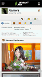 Mobile Screenshot of alamora.deviantart.com