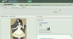 Desktop Screenshot of momosugarhime.deviantart.com