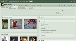Desktop Screenshot of neondinosaur.deviantart.com