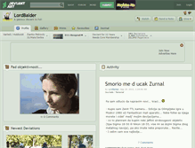 Tablet Screenshot of lordbalder.deviantart.com