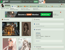 Tablet Screenshot of aeirana.deviantart.com