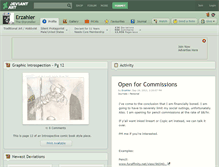 Tablet Screenshot of erzahler.deviantart.com