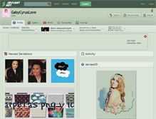 Tablet Screenshot of gabycyruslove.deviantart.com