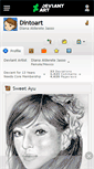 Mobile Screenshot of dintoart.deviantart.com