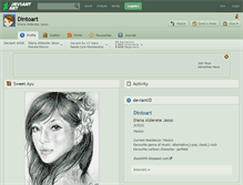 Tablet Screenshot of dintoart.deviantart.com