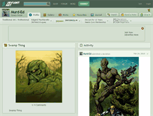 Tablet Screenshot of murd-ed.deviantart.com