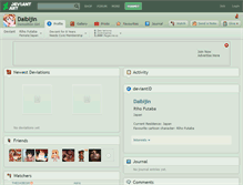 Tablet Screenshot of daibijin.deviantart.com