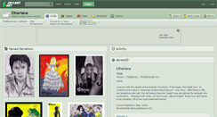 Desktop Screenshot of etheriana.deviantart.com