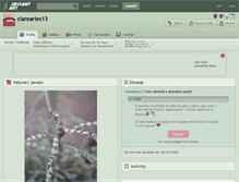 Tablet Screenshot of clarearies13.deviantart.com
