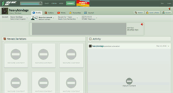 Desktop Screenshot of heavybondage.deviantart.com