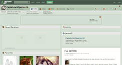 Desktop Screenshot of captainjacksparrow16.deviantart.com