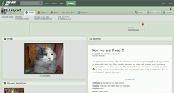 Desktop Screenshot of lazycat5.deviantart.com