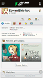 Mobile Screenshot of edwardelric-bot.deviantart.com