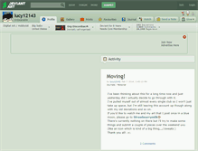 Tablet Screenshot of lucy12143.deviantart.com