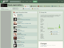 Tablet Screenshot of beauty-appreciation.deviantart.com