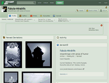 Tablet Screenshot of fabula-mirabilis.deviantart.com