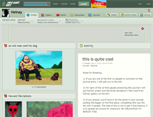 Tablet Screenshot of heinay.deviantart.com