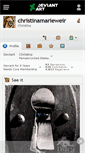 Mobile Screenshot of christinamarieweir.deviantart.com