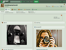 Tablet Screenshot of christinamarieweir.deviantart.com