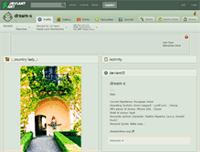 Tablet Screenshot of dream-x.deviantart.com