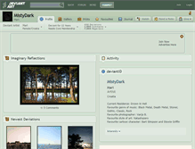 Tablet Screenshot of mistydark.deviantart.com