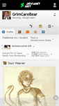 Mobile Screenshot of grimcarebear.deviantart.com