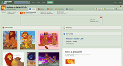 Desktop Screenshot of mufasa-x-sarabi-club.deviantart.com