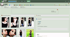 Desktop Screenshot of colagirl.deviantart.com