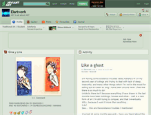 Tablet Screenshot of eiartwork.deviantart.com