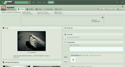 Desktop Screenshot of mynard.deviantart.com