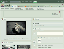 Tablet Screenshot of mynard.deviantart.com