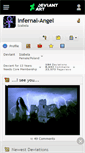 Mobile Screenshot of infernal-angel.deviantart.com