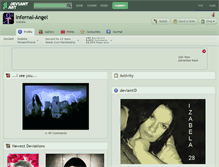 Tablet Screenshot of infernal-angel.deviantart.com