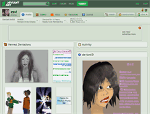 Tablet Screenshot of esvi.deviantart.com