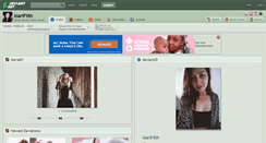 Desktop Screenshot of klarifilth.deviantart.com