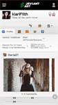 Mobile Screenshot of klarifilth.deviantart.com