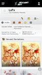 Mobile Screenshot of lxfx.deviantart.com