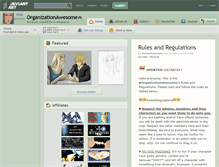 Tablet Screenshot of organizationawesome.deviantart.com