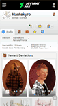 Mobile Screenshot of mantekyro.deviantart.com